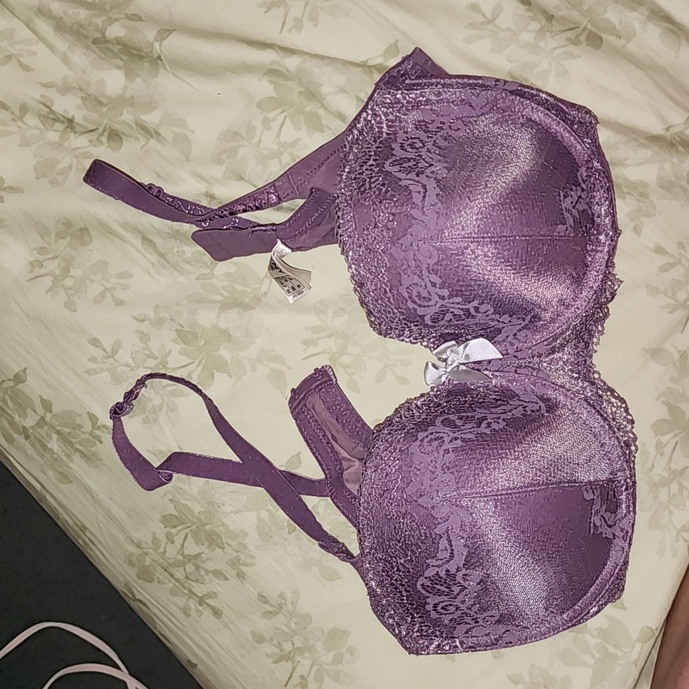 Underwired Bra - Eggplant color